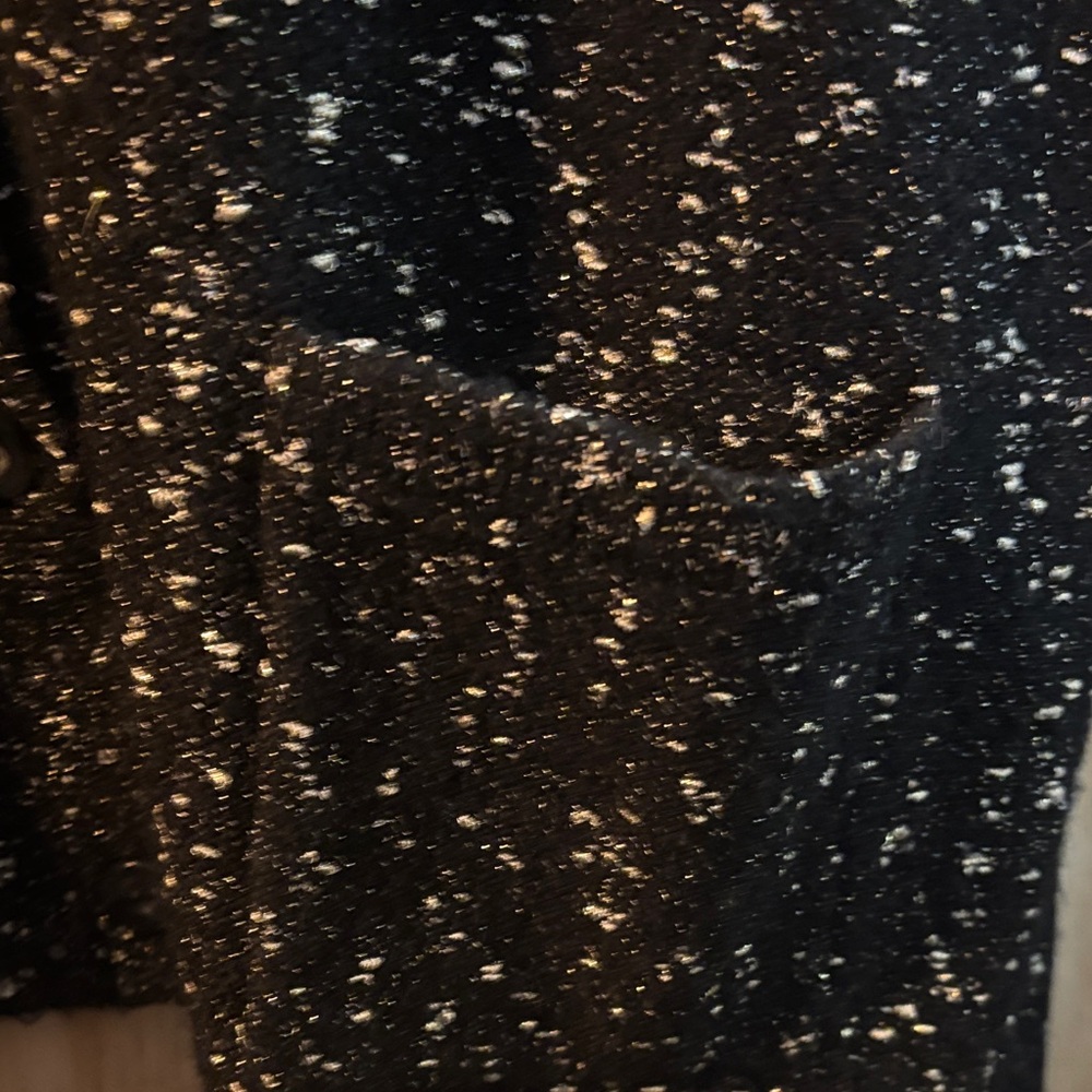 NWOT Lucky Brand Black and White Speckled Cardigan. - Picture 3 of 4